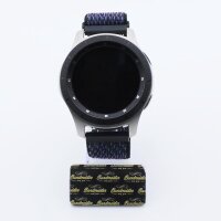 Bandmeister® Armband Flausch Klettverschluss hyper grape für Federsteg Uhr 20mm