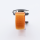 Bandmeister® Armband Flausch Klettverschluss papaya für Federsteg Uhr 22mm