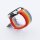 Bandmeister® Armband Flausch Klettverschluss rainbow für Federsteg Uhr 22mm