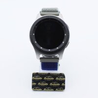 Bandmeister® Armband Flausch Klettverschluss khaki für Federsteg Uhr 22mm