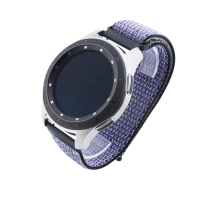 Bandmeister® Armband Flausch Klettverschluss dune color für Federsteg Uhr 22mm