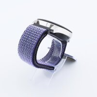 Bandmeister® Armband Flausch Klettverschluss dune color für Federsteg Uhr 22mm