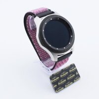 Bandmeister® Armband Flausch Klettverschluss ripe für Federsteg Uhr 20mm
