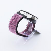 Bandmeister® Armband Flausch Klettverschluss ripe für Federsteg Uhr 20mm
