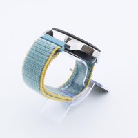 Bandmeister® Armband Flausch Klettverschluss sun für Federsteg Uhr 22mm