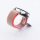 Bandmeister® Armband Flausch Klettverschluss neon pink für Federsteg Uhr 20mm