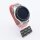 Bandmeister® Armband Flausch Klettverschluss neon pink für Federsteg Uhr 22mm