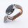 Bandmeister® Armband Flausch Klettverschluss bright orange für Federsteg Uhr 20mm
