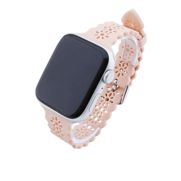 Bandmeister® Armband Silikon Jasmin pink für Apple Watch 38/40/41mm