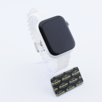 Bandmeister® Armband Silikon Jasmin white für Apple Watch 42/44/45mm