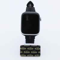 Bandmeister® Armband Silikon Jasmin black für Apple Watch 42/44/45mm