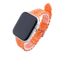 Bandmeister® Armband Silikon Jasmin apricot für Apple Watch 38/40/41mm