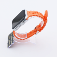 Bandmeister® Armband Silikon Jasmin apricot für Apple Watch 42/44/45mm
