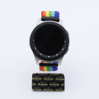 Bandmeister® Armband Flex Braided Loop rainbow für Federsteg Uhr 20mm