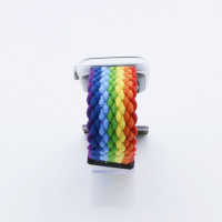 Bandmeister® Armband Flex Braided Loop rainbow für Apple Watch 38/40/41mm