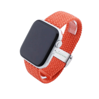 Bandmeister® Armband Flex Braided Loop apricot für Apple Watch 42/44/45mm