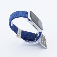 Bandmeister® Armband Flex Braided Loop blue für Apple Watch 42/44/45mm