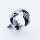 Bandmeister® Armband Flex Braided Loop z-black-white für Apple Watch 42/44/45mm