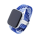 Bandmeister® Armband Flex Braided Loop blue with white für Apple Watch 42/44/45mm