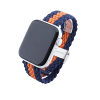 Bandmeister® Armband Flex Braided Loop blue-orange...