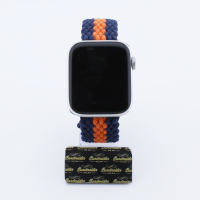 Bandmeister® Armband Flex Braided Loop blue-orange...