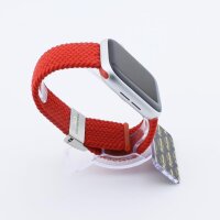 Bandmeister® Armband Flex Braided Loop red für Apple Watch 42/44/45mm