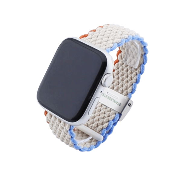 Bandmeister® Armband Flex Braided Loop seashell für Apple Watch 38/40/41mm