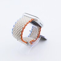 Bandmeister® Armband Flex Braided Loop seashell für Apple Watch 42/44/45mm