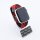 Bandmeister® Armband Flex Braided Loop z-black-red für Apple Watch 38/40/41mm