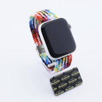 Bandmeister® Armband Flex Braided Loop pride für Apple Watch 38/40/41mm