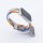 Bandmeister® Armband Flex Braided Loop rainbow wave für Apple Watch 42/44/45mm