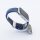Bandmeister® Armband Flex Braided Loop z-blue-green für Apple Watch 38/40/41mm