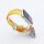 Bandmeister® Armband Flex Braided Loop yellow with orange für Apple Watch 42/44/45mm