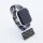 Bandmeister® Armband Flex Braided Loop black with white für Apple Watch 42/44/45mm