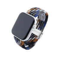 Bandmeister® Armband Flex Braided Loop cowboy für Apple Watch 42/44/45mm