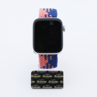 Bandmeister® Armband Flex Braided Loop z-blue-pink für Apple Watch 42/44/45mm