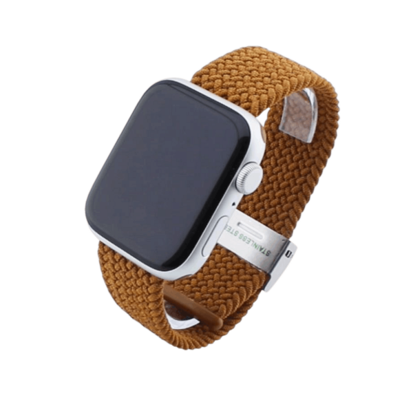 Bandmeister® Armband Flex Braided Loop brown für Apple Watch 38/40/41mm