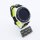 Bandmeister® Armband Silikon Sport Delfin black-yellow für Federsteg Uhr 22mm M/L