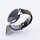 Bandmeister® Armband Silikon Sport Delfin gray-rainbow für Federsteg Uhr 20mm M/L