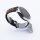 Bandmeister® Armband Silikon Sport Delfin gray-rainbow für Federsteg Uhr 22mm S/M