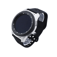 Bandmeister® Armband Silikon Sport Delfin black-black...