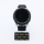 Bandmeister® Armband Silikon Sport Delfin black-black für Federsteg Uhr 22mm S/M