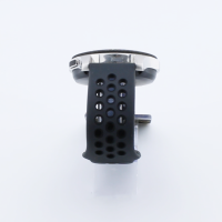 Bandmeister® Armband Silikon Sport Delfin gray-black für Federsteg Uhr 22mm S/M