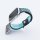 Bandmeister® Armband Silikon Sport Delfin gray-teal für Apple Watch 42/44/45mm