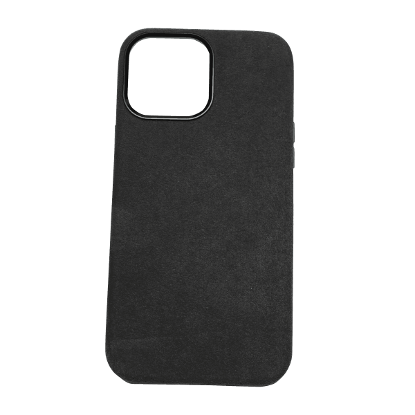 Bandmeister® Handyhülle Alcantara® mit MagSafe black für Apple iPhone