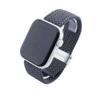 Bandmeister® Armband Flex Braided Loop gray für Apple Watch 38/40/41mm