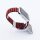 Bandmeister® Armband Flex Braided Loop w-black-red für Apple Watch 38/40/41mm