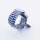 Bandmeister® Armband Flex Braided Loop w-blue-white für Apple Watch 38/40/41mm
