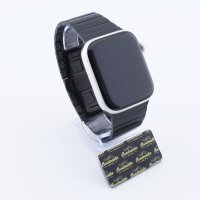 Bandmeister® Armband 1-Segment Edelstahl Corporate space gray für Apple Watch 42/44/45mm