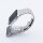 Bandmeister® Armband 1-Segment Edelstahl Corporate silver für Apple Watch 38/40/41mm